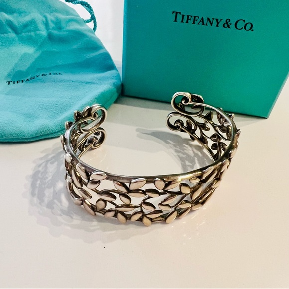 Tiffany Olive Leaf Cuff - Picture 2 of 5